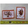 Image 1 : Amber Rhinestone brooches (2)