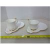 Image 2 : Val d’Or Cup and Snack trays, Royal Albert (2 sets)