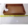 Image 10 : Oak drawer, great for display/storage/plants - 3 Smaller wood drawers/Displays