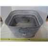 Image 1 : Square galvanized tub, GSW logo