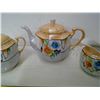 Image 4 : Lustre Ware teapot, cream and sugar, made in Japan