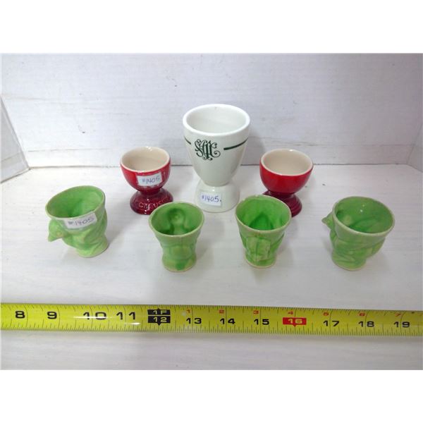 Lot of egg cups (7)