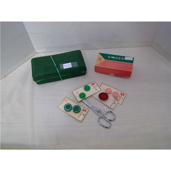 Lot of Singer sewing items