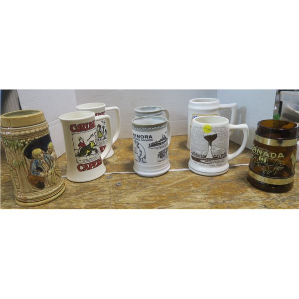 Lot of Beer Steins