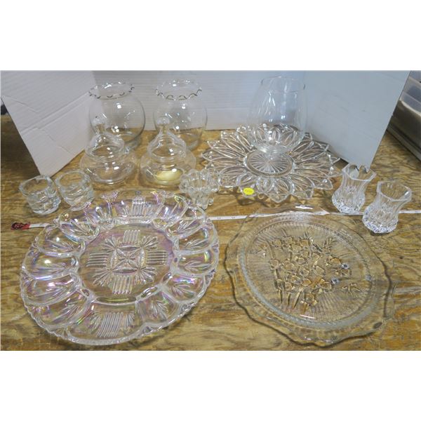 Lot of Decorative Glassware