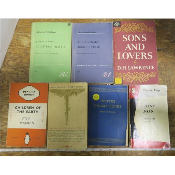 Vintage Paperback Books