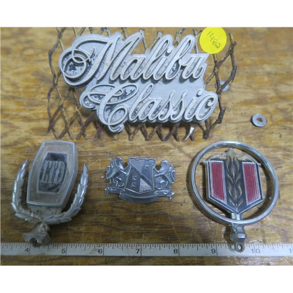 Hood Ornaments + Decals