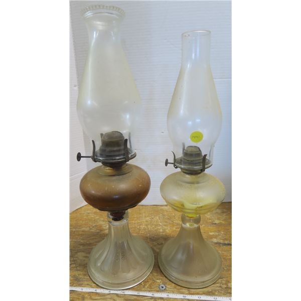 2 x Coal Oil Lanterns (#1+2)