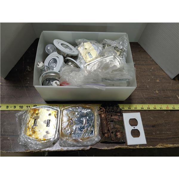 Misc. Electrical - pot lights, bulbs, switch covers