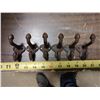 Image 2 : 6 x 3" Iron Acorn hooks
