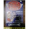 Image 1 : Tin Sign 8 x 11 3/4 Busted Knuckle