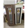 Image 1 : (2) Lead Stained Glass Windows)