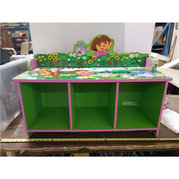 Dora The Explorer Girls Bench + Storage