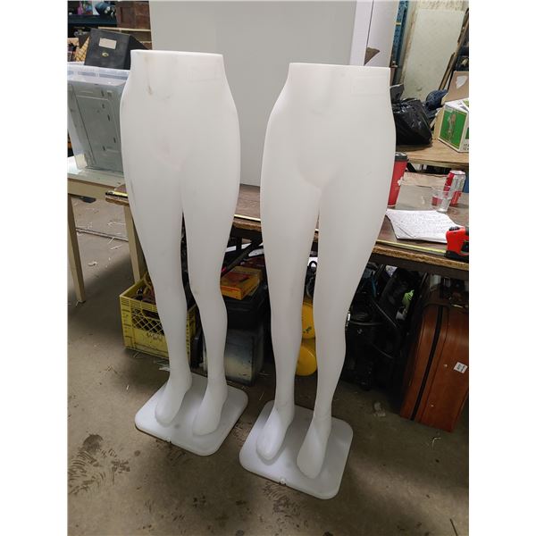 (2) Lulu Lemon Leg Mannequins