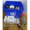 Image 1 : Tub of Misc. Plumbing (Faucets, Elbows, + More)