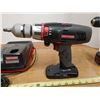 Image 3 : Mastercraft Cordless Drill and Impact with Charger and 1 Working Battery + Corded Block Sander