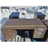 Image 2 : Wood Office 4 Drawer Desk