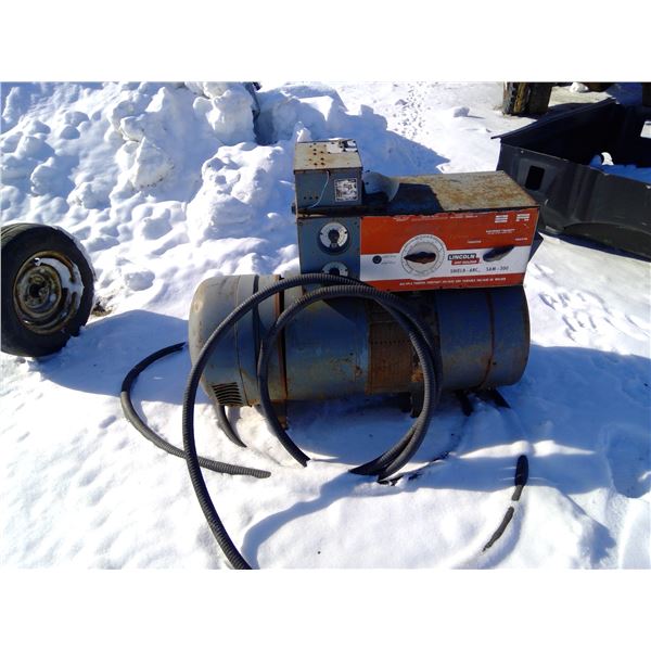 Heavy Duty Lincoln DC Welder - Model: SAM 300 - Unknown Condition