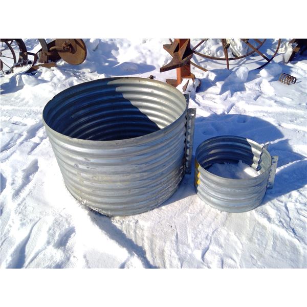 Two Culvert Rings - 20" Dia, 38" Dia.