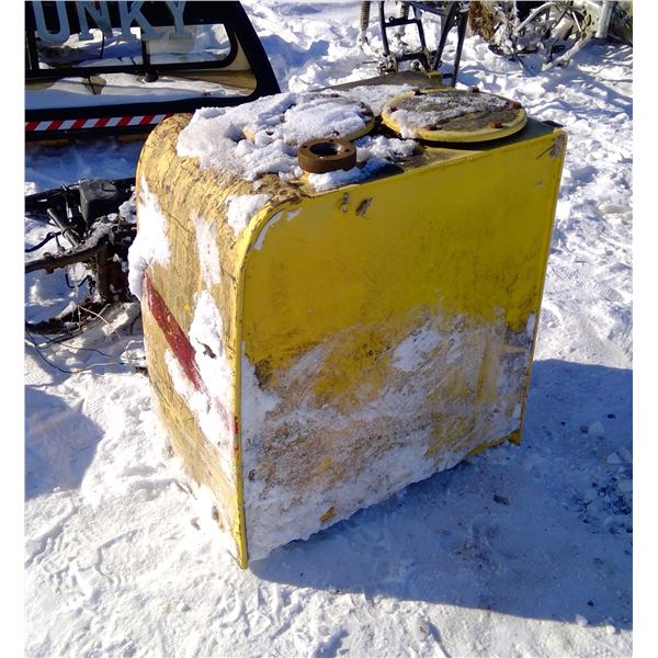 Yellow Square Hydraulic Oil Tank - 32x30x20"