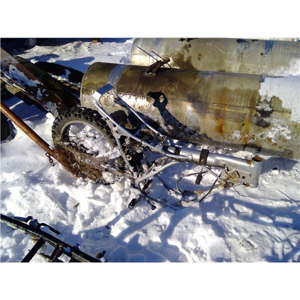 Motorcycle Frame & Rear Wheel