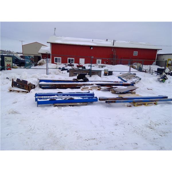 Rotary 4-Post Hoist with Jacks - Model AR14N001, Capacity 14000 Lbs. - Reservoir Damaged