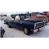 Image 2 : Dodge Ram 250 - 1982 Dark Blue - Has Keys, Unknown Condition, Sold As Is - VIN: 1B7JD24S8CS245993