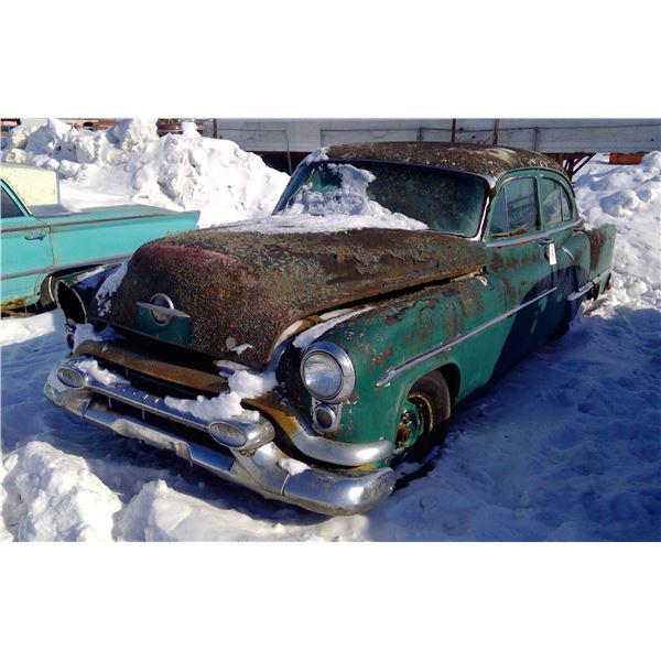 Oldsmobile Car - Green, 50's - Unknown Condition, Sold As Is