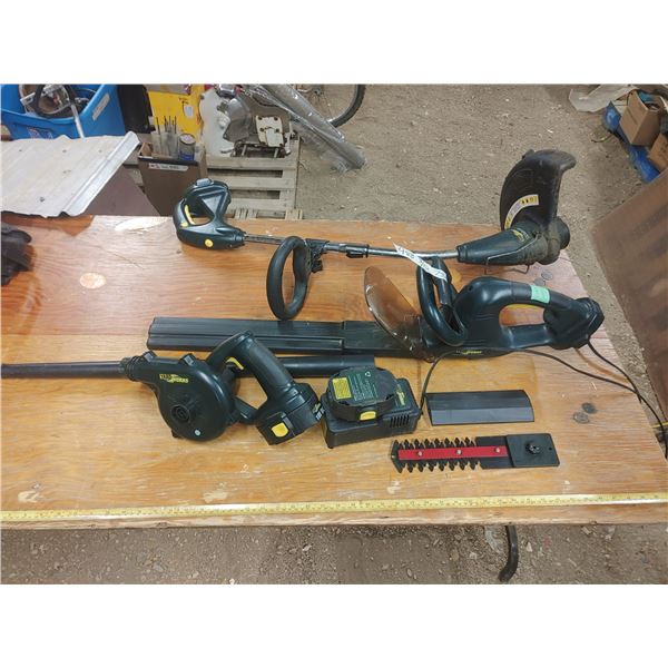 Yardworks Cordless Tools, Working Batteries