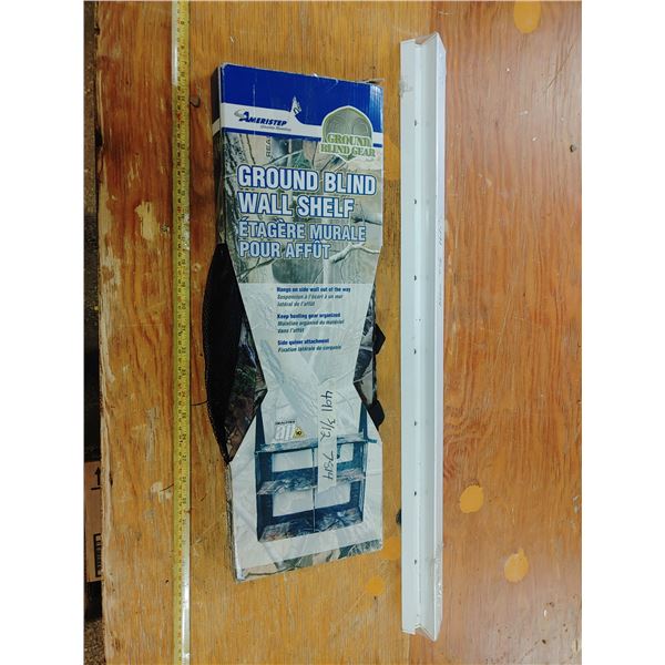 Ground Blind Wall Shelf and Shelf Brackets