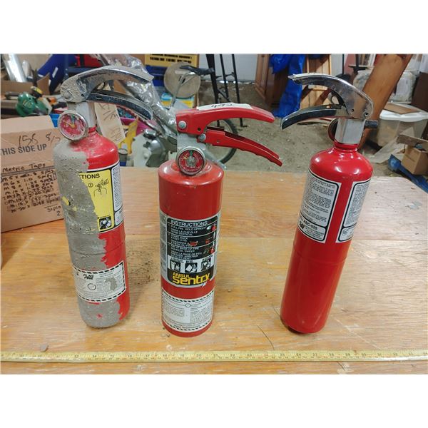 3 Fire Extinguishers