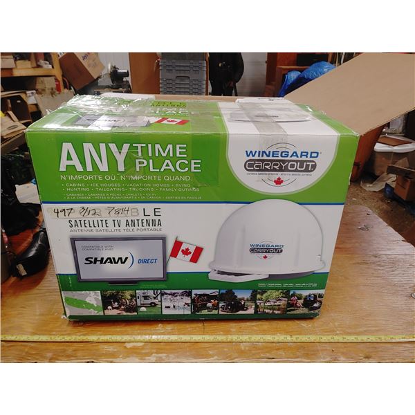 Winegard Any Place Any Time Cary Out Portable Satellite Antennae