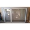 Image 1 : 2 Pane PVC window frame 72 3/4"W x 49.5"T