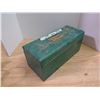 Image 5 : Small Green Toolbox 14x6.5x6", Vintage Black & Decker Drill