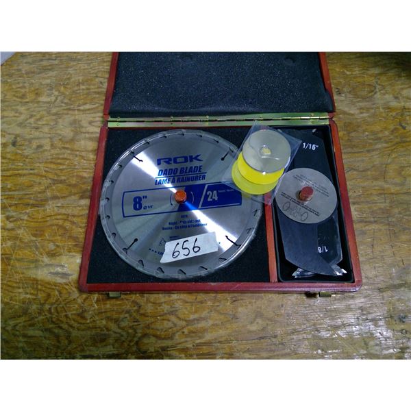 ROK 8" 24T Dado Blade Set - Almost New Condition