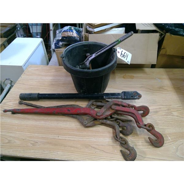 Rubber Pail, Load Binders