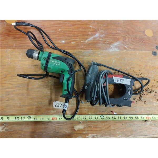 Corded Drill And Electric Stapler