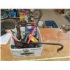 Image 1 : Box of Misc. Tools & Hardware