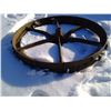 Image 3 : Vintage Tractor Wheel 32.5" Dia.