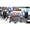 Image 4 : Wissota Bench Grinder on Stand - Model E7 1/2 HP - Untested