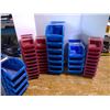 Image 2 : Lot of Plastic Bolt/Part Bins & Metal Rack For Them