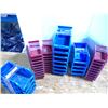 Image 3 : Lot of Plastic Bolt/Part Bins & Metal Rack For Them