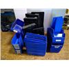 Image 2 : Lot: Plastic Tool Box Trays, Assorted Plastic Parts/Bolt Bins