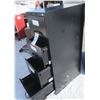 Image 2 : Filing Cabinet  - Black - (18" x 28" x 52") - no key