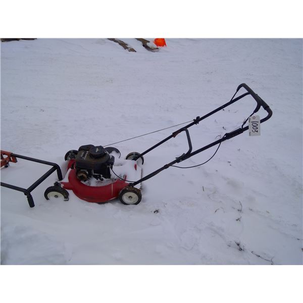 Murray 20" Lawnmower, Powered by a 3.5hp Briggs & Stratton - Unknown Condition, Sold As Is