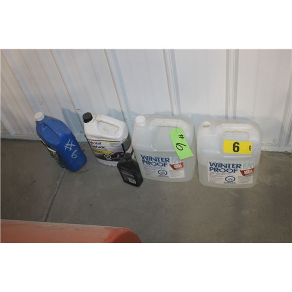 2 Jugs of Winter Proof and Misc. Oil