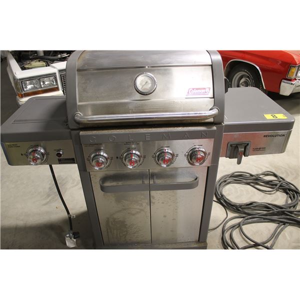 Coleman BBQ c/w propane tank