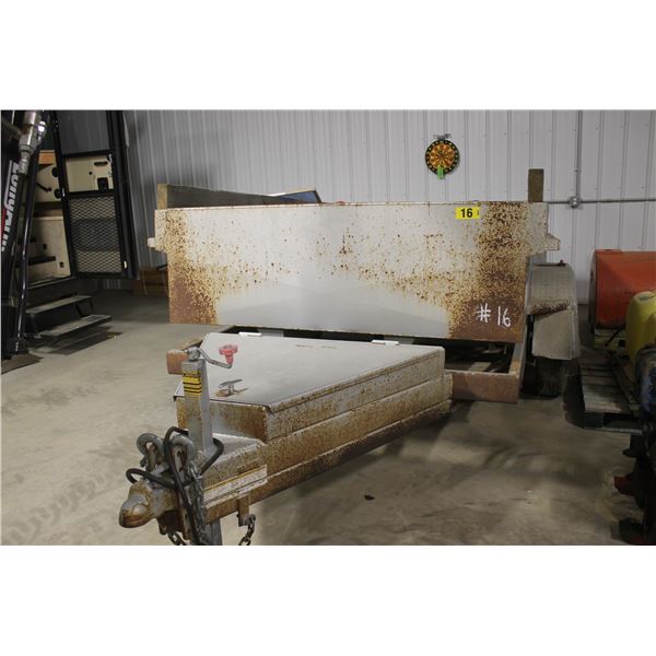 2006 Southland 12' Tandem Axle Dump Trailer, 3454Kgs, Ball hitch- hoist is working, SN.2S9FM13917101