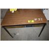 Image 1 : Steel Framed Table