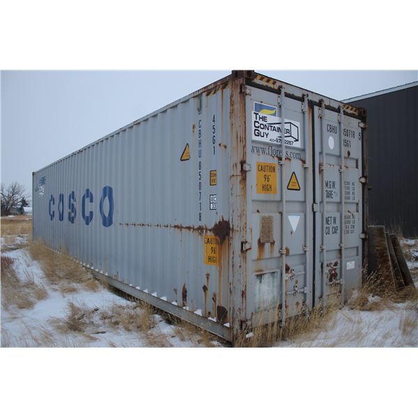 Seacan 40' x 9.5", Buyer responsible to load out